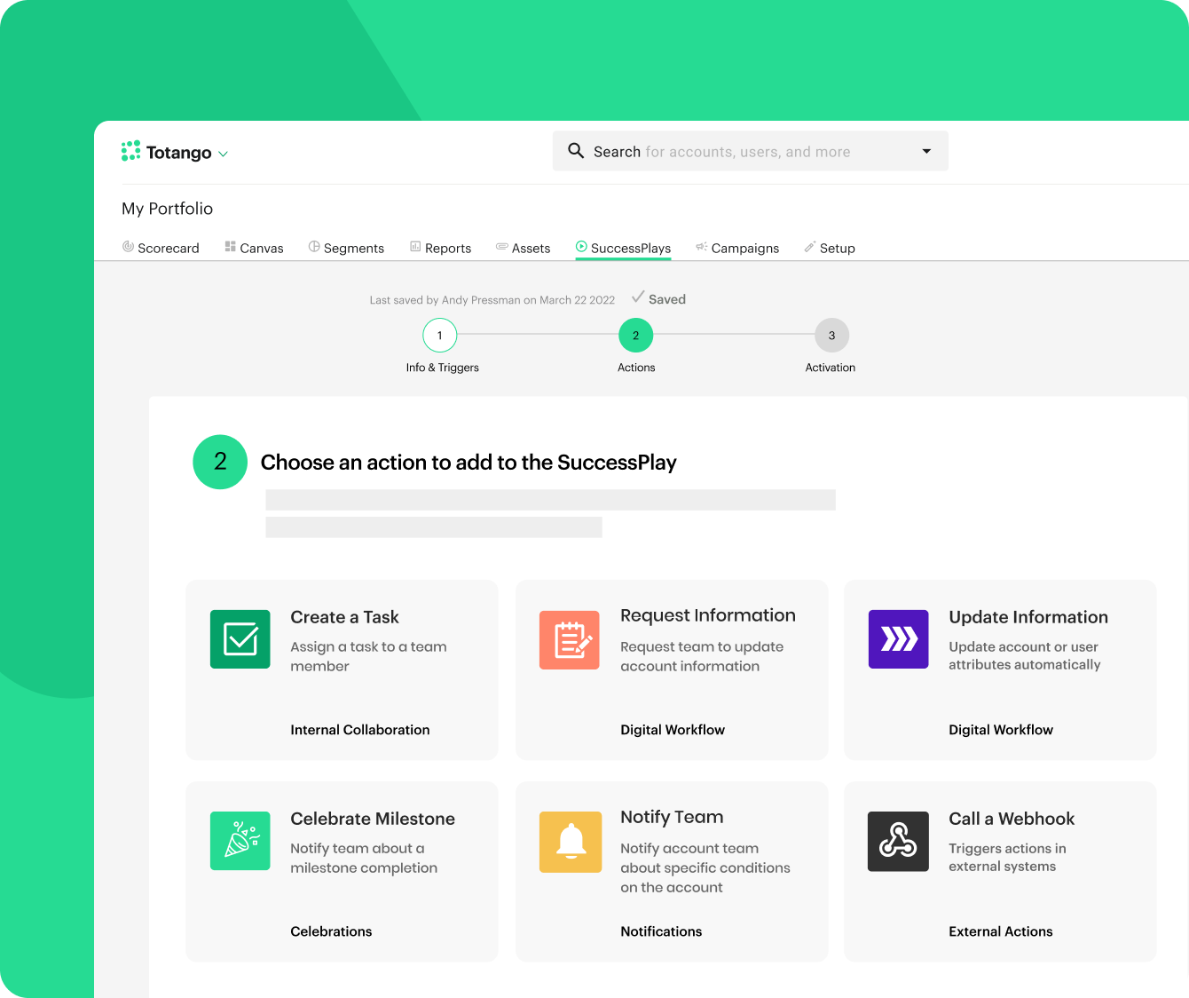 Automated workflows